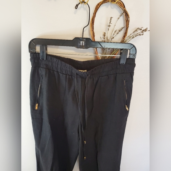 Womens Black Jogger Pants - Picture 3 of 9